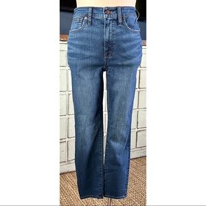Madewell High Rise Skinny Curvy Crop Jeans 27